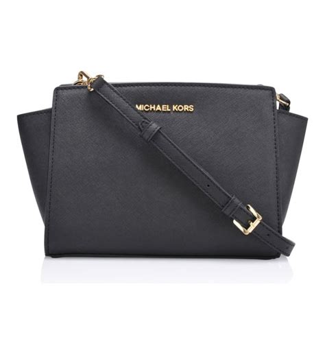 sac selma michael kors gris et noir|michael kors selma bag.